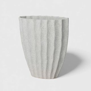 Jarron columna esculpida pequeño