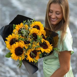 bouquet de girasoles