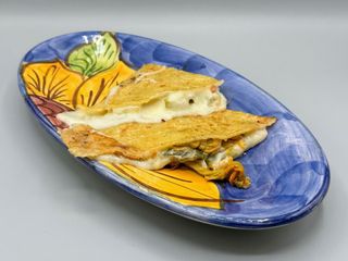 Quesadilla flor de calabaza sin gluten 