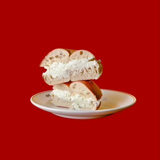 Bagel Con Queso Crema