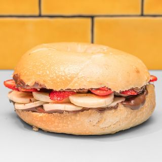 Bagel Con Crema de Chocolate