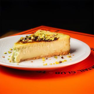 Cheesecake de pistacho