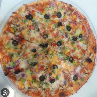 Pizza Pide Vegetal (30 Cm.)