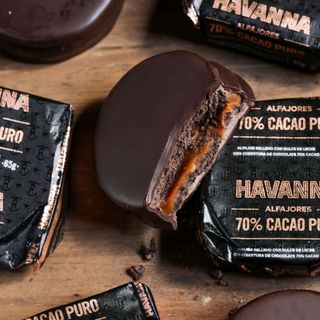 CAJA Alfajores Chocolate 70% Cacao 4 uds HAVANNA