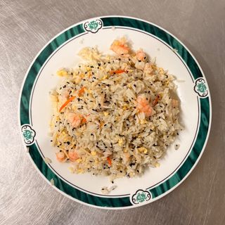 arroz frito con gambas