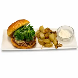Burger de Costilla desmigada