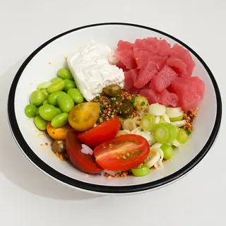 Poke Atún Burrata (Grande)