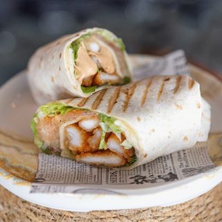 Wrap de pollo crujiente