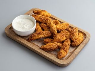 Tiras de pollo crujiente