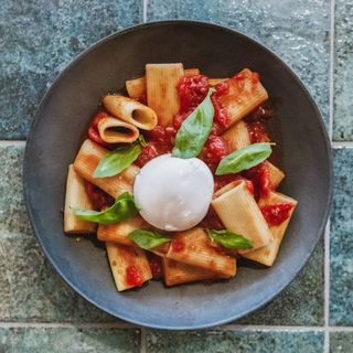 Rigatoni con sobrasada