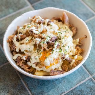 Huevos rotos con puntillas