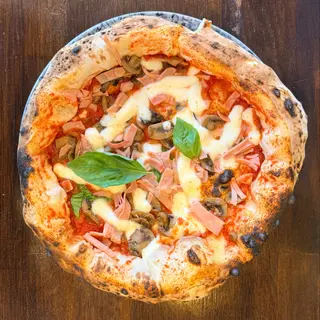 Pizza Jamón y Champiñones (33 Cm.)
