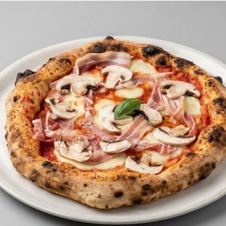 Pizza Pancetta y Champiñones (33 Cm.)