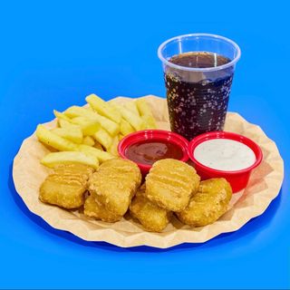 MENÚ Nuggets de Pollo (6 Uds.)