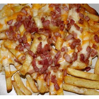 Chees Bacon With Fries (حلال) 
