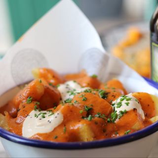 Las patatas bravas de Casco