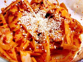 红油焖笋 Bambu en aceite picante