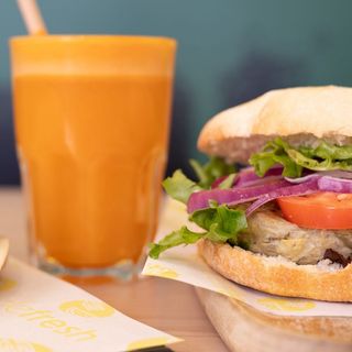 Menú haburguesa Vegana