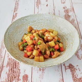 Pollo con curry
