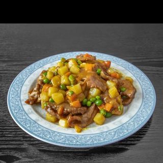 Ternera con salsa de curry