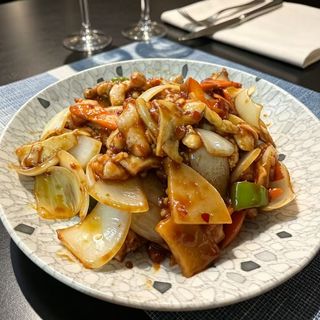 Pollo con guindilla