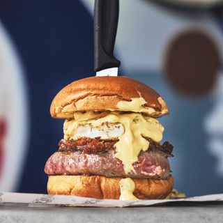 Menu Goat burger + patatas + bebida