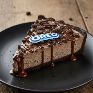 Tarta casera de queso fundente con OREO
