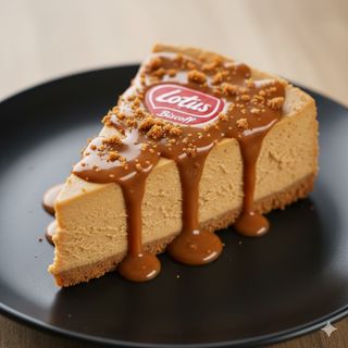 Tarta casera de queso fundente con LOTUS