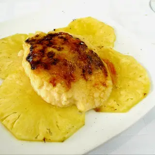 Piña Natural Con Crema Quemada