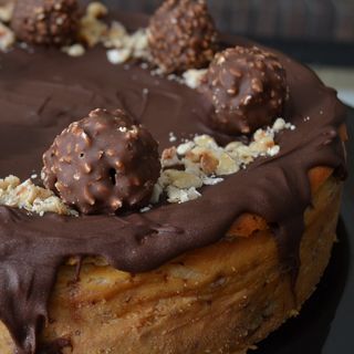 Tarta queso fundente y FERRERO ROCHE