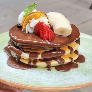 Pancakes Con Nutella