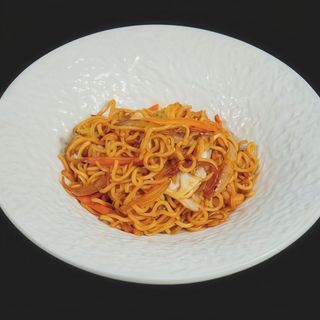 Yakisoba con tres delicias N27