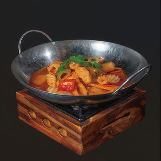 Marisco en olla de fuego N125