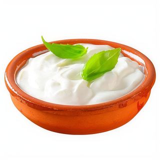 Tarrina de salsa blanca