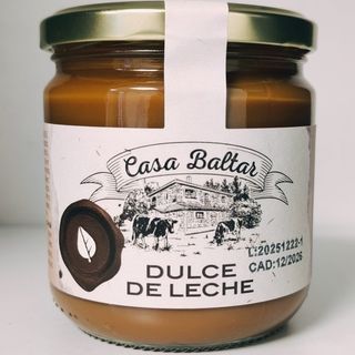 Dulce De Leche Artesanal CASA BALTAR