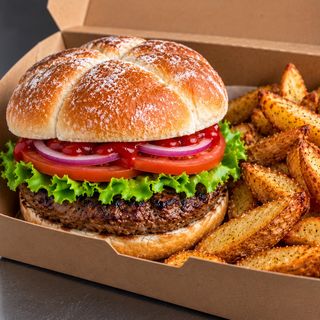 Burger classic con papas