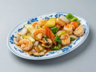 Gambas Con Salsa Picante
