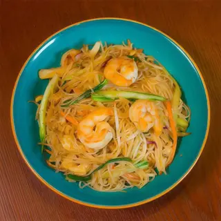 Tallarines Chinos Salteados A La Plancha