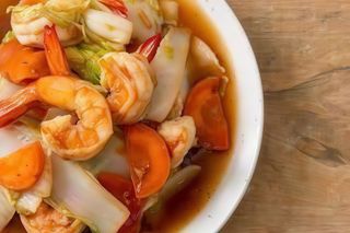 Chop Suey Con Gambas
