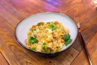 Arroz Con Huevos Revueltos