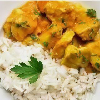 Chicken Korma +arroz 