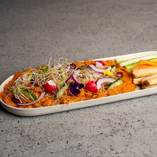 Humus de zanahoria asada