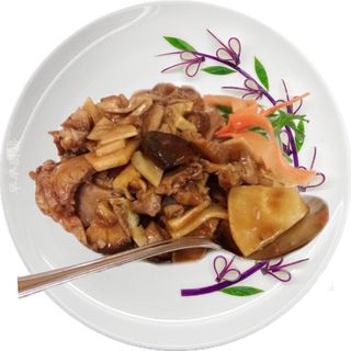 Pato Con Setas China Y Bambú