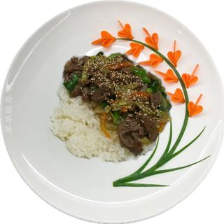 Arroz al honor oriental