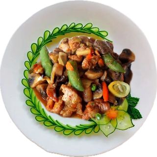 Cerdo Con Salsa Picante