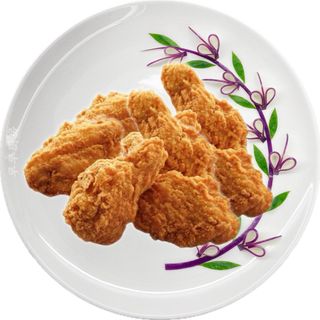 Alitas de pollo fritas
