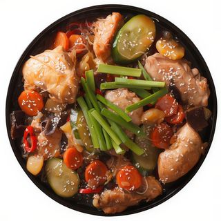 SG.Kimchi Bibimbap con Salsa Ganjang