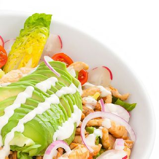 Ensalada Mixta Con Pollo Y Langostino