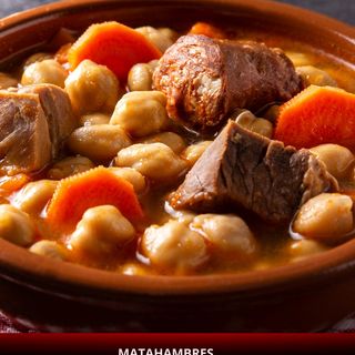 Cocido Madrileño con caldito 1 ración