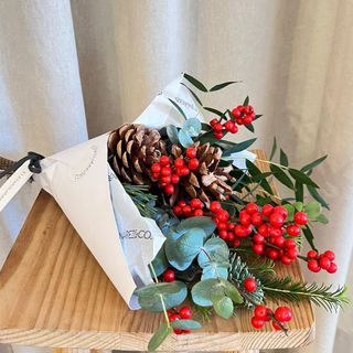 Paquete de Verdes Navideños en tonos rojos 